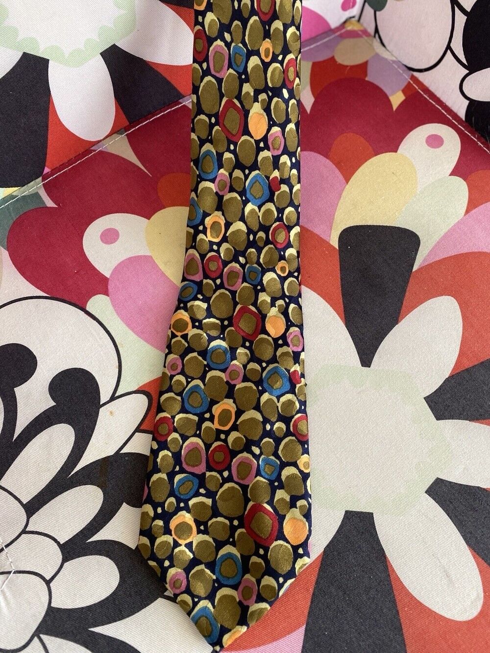NINO MORI 100 % ALL SILK MEN'S Colorful TIE